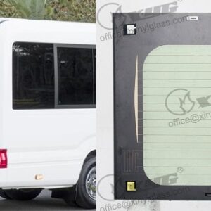 LH RR OPENING DOOR HEATED - GREEN (W/O MIRROR)